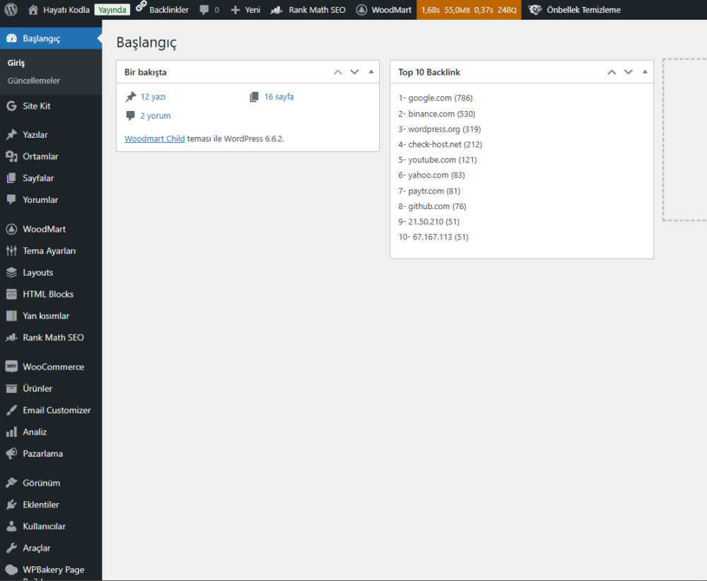 Wordpress Backlink Tespit Eklentisi (Ömür Boyu) - Görsel 2