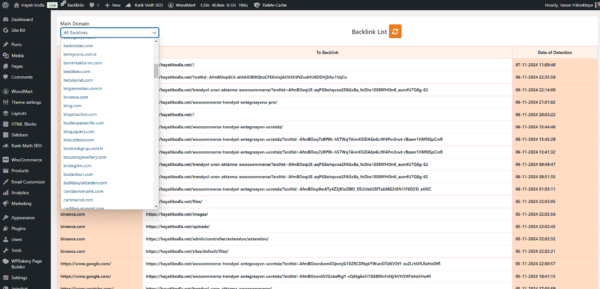 Wordpress Backlink Tespit Eklentisi (Ömür Boyu) - Görsel 4